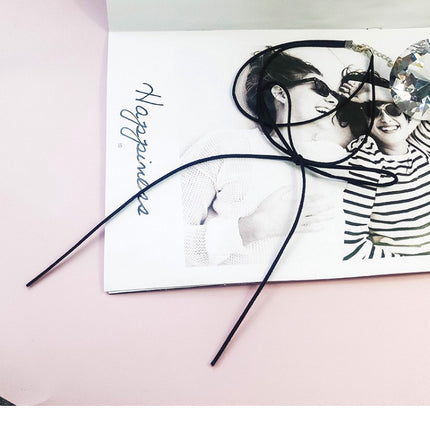 Gothic Bow-knot Wrap Choker Necklace