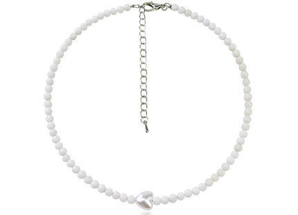 Simple Short Pearl Baroque Necklace Sweet