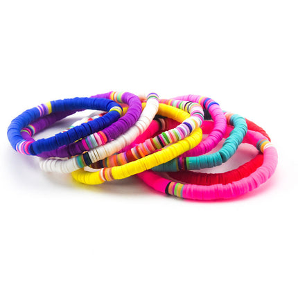 Color Soft Pottery Bracelet