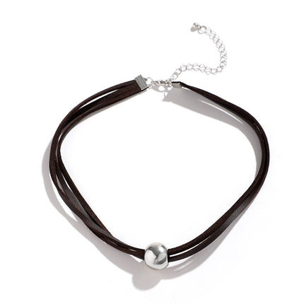 short bead string jewelry necklace