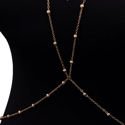 Bikini Bra Body Chains Women Body Round Beads Chain