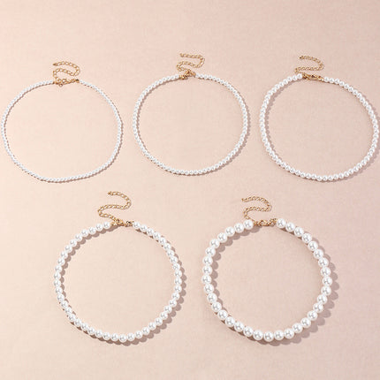Custom Elegant Pearl Necklace Jewelry for Women