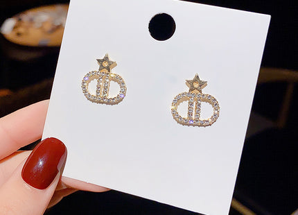 Stone Star Earrings
