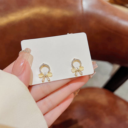 Flower Opal Stone Earrings - FASHION SHEGOODS LLC
