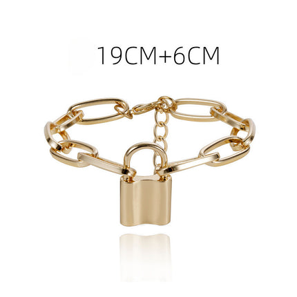 Link Chain Lock Bracelet