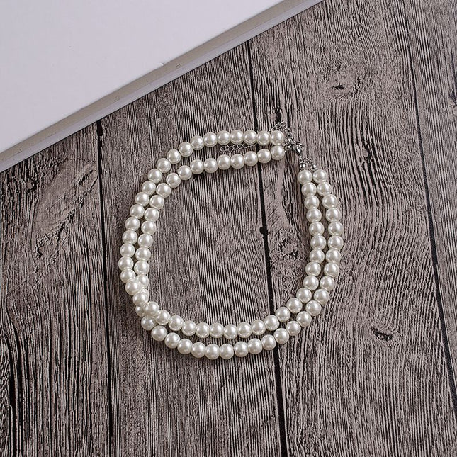 Glass Pearl Beads Women Necklace Customized Jewelry - FASHION SHEGOODS LLC