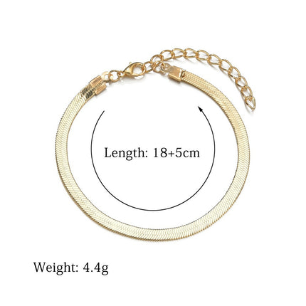 Snake Bone Chain Bracelet