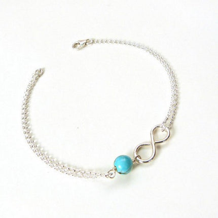 Infinity Double Link Chain Bracelet