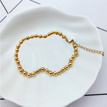 Ball Link Chain Small Anklet Jewelry