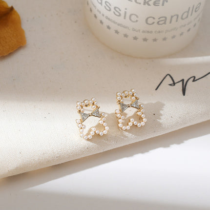 Pearl Bear Earring - FASHION SHEGOODS LLC