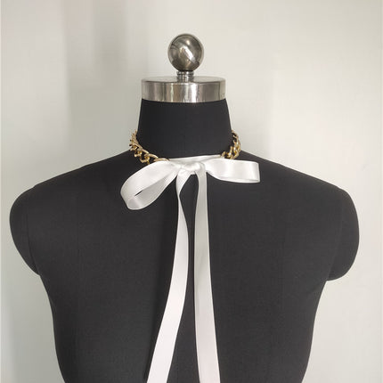 Rope Long Chain Necklace Rock Girl Choker