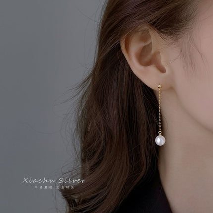 Shell Pearl Dangle Earring