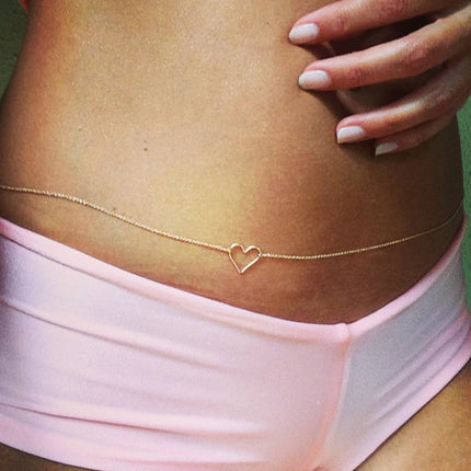 Boho Summer Heart Beach Body Jewelry for Women