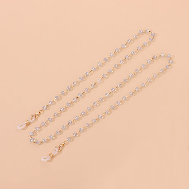 Beaded Eyeglasses Sunglasses Strap Holder Elegant Eyewear Retainer Chain