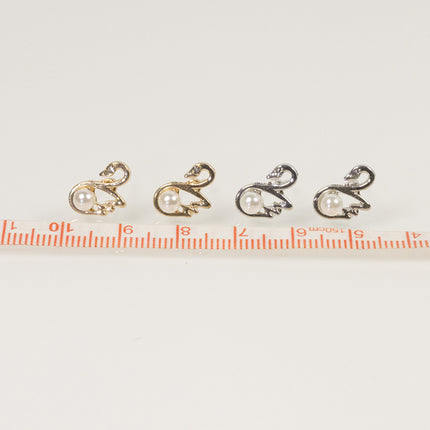 Little Swan Pearl Earrings