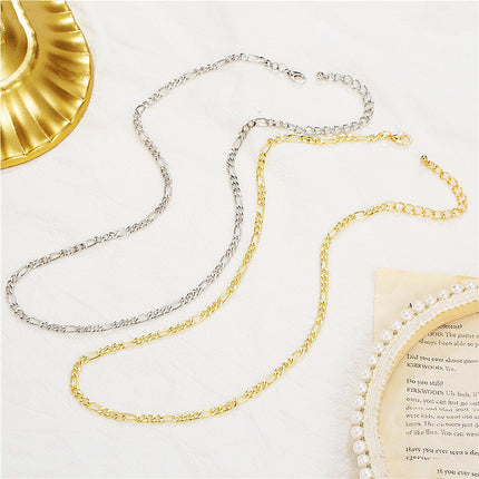 Classic Hip Hop Chain Necklace Figaro Chain