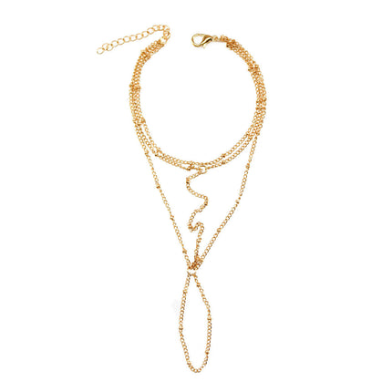 Multi-Layered Bead Chain Bracelets for Women