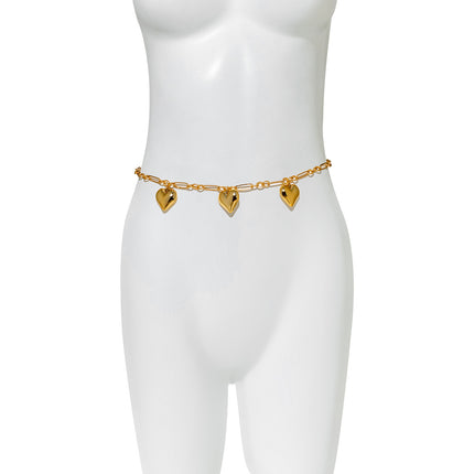 Simple Big Love Tassel Waist Chain