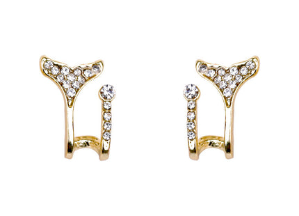 Rhinestone Mermaid Tail Earring