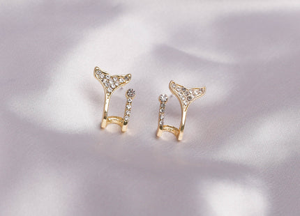 Rhinestone Mermaid Tail Earring