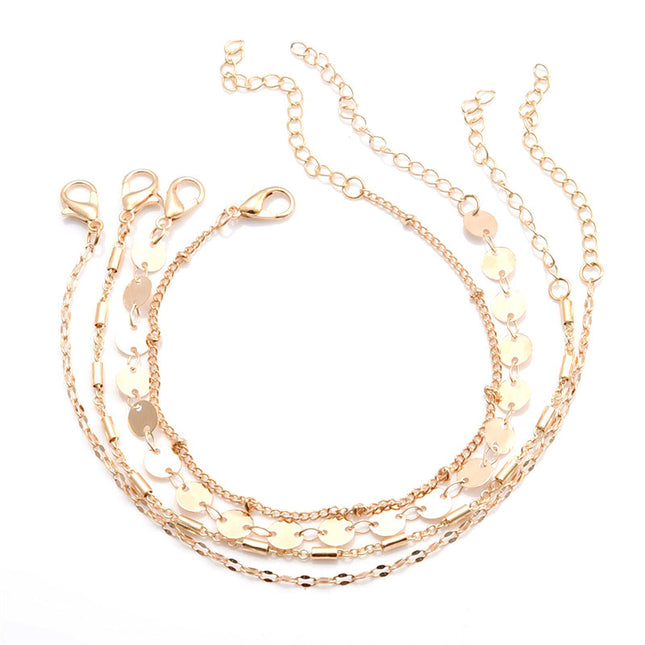 4 Pcs/Set Boho Multilayer Bracelets