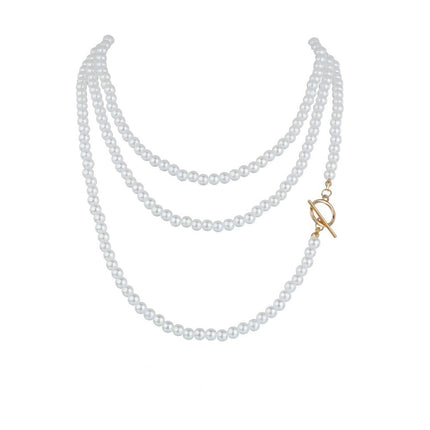 Vintage Women Baroque Pearl Necklace