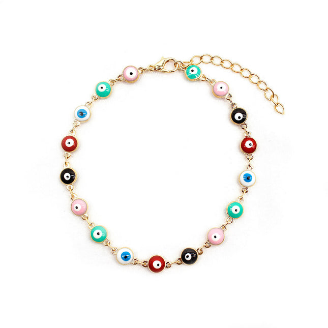 Evil Eye Ankle Bracelet