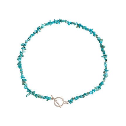 Bohemian Natural Stone Beaded Choker Necklace