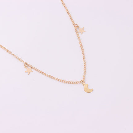 Moon Star Charms Necklace