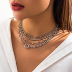 Imitation Rhodium Color Necklace