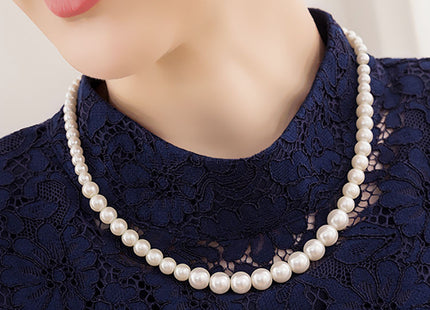 Simple Imitation Pearl Choker Necklace for Women