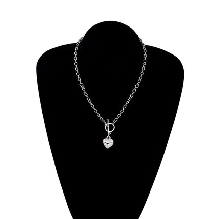 Heart Pendant Chain Necklace