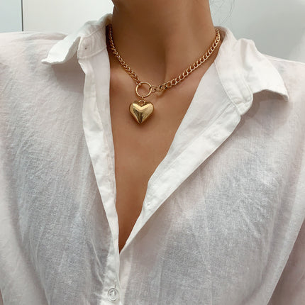 Heart Layered Necklace for Women - FASHION SHEGOODS LLC