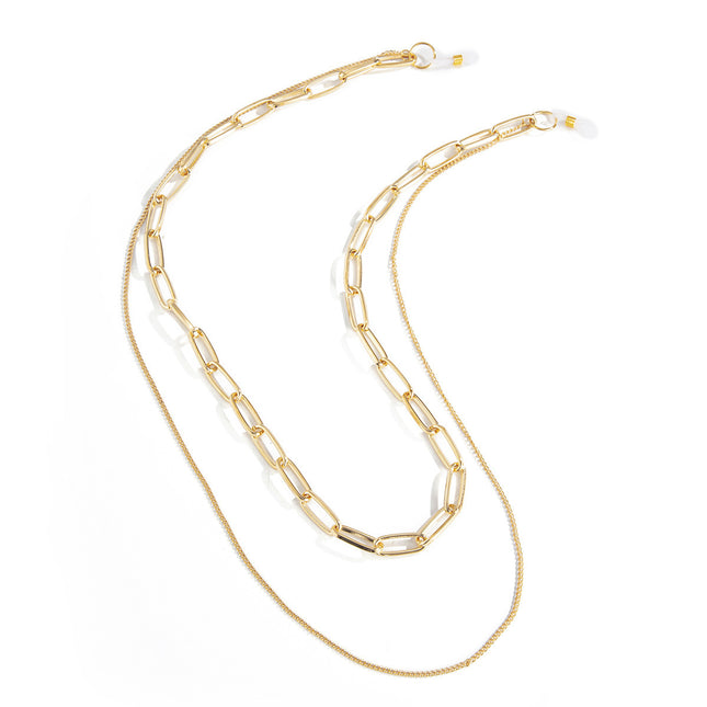 Women Jewelry Hip Hop Multi-layer Sunglasses Chain Lanyard Neck Strap