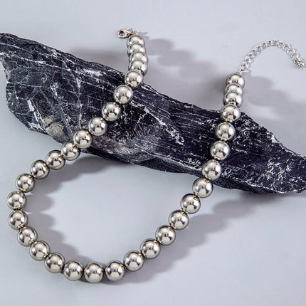 CCB Ball Beads Chain Necklace Women