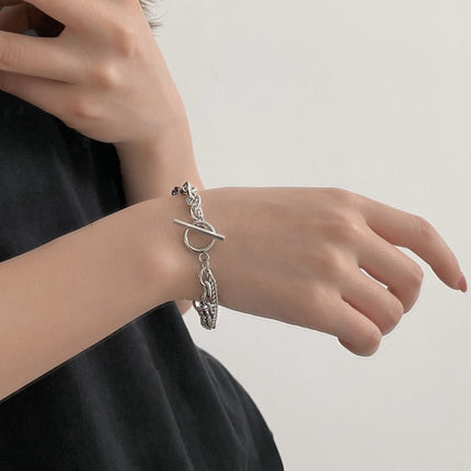 Multi Double Layer Necklace Choker Chain Necklace - FASHION SHEGOODS LLC