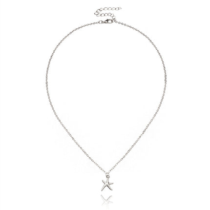 Summer Beach Style Starfish Pendant Necklace