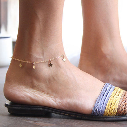 Star Chain Ankle Bracelet