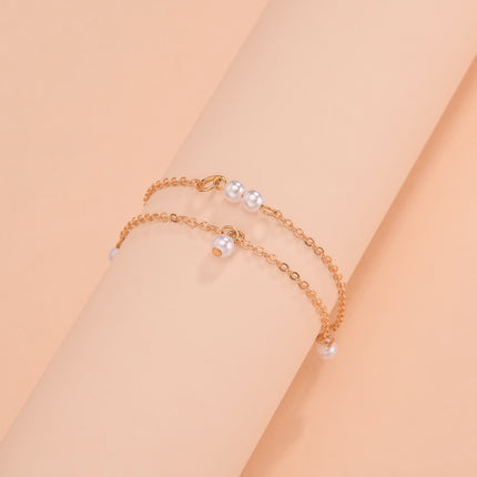 Tiny Pearl Chain Necklace