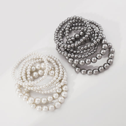 Glass Pearl Beaded Bracelet