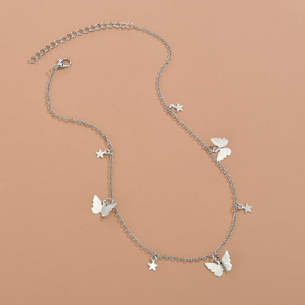 Butterfly Pendant Necklace for Women