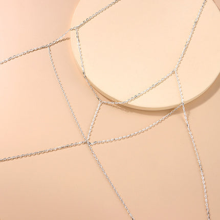 Double Layer Chain Bra Body Chain