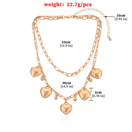 Chain Love Charm Necklace