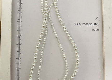 Beaded Jewelry Artificial Traditional Round Pearl Necklace