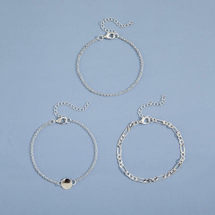 3 Elegant Chain Bracelet Set