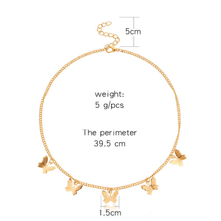 Vintage Multilayer Butterfly Necklaces for Women