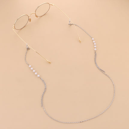 Pearl Beaded Sunglasses Chain Glasses Holder