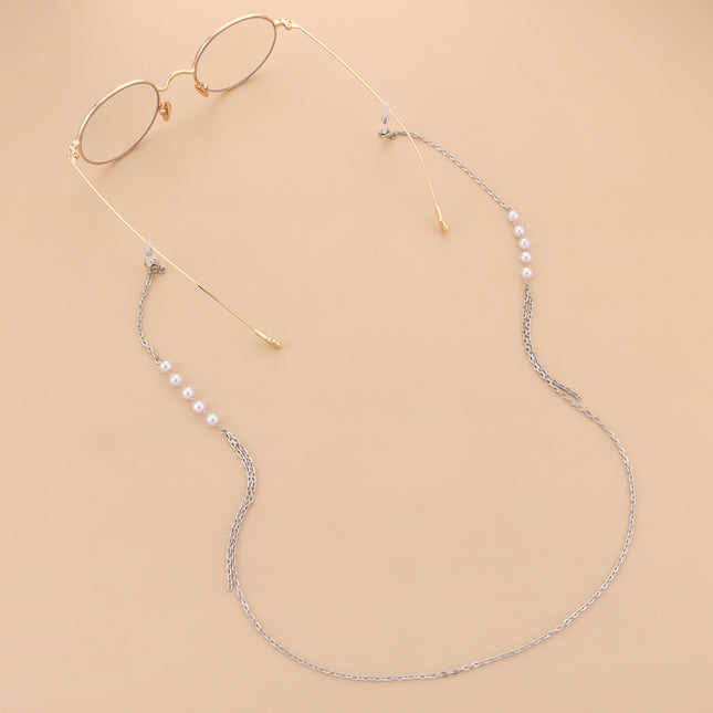Pearl Beaded Sunglasses Chain Glasses Holder