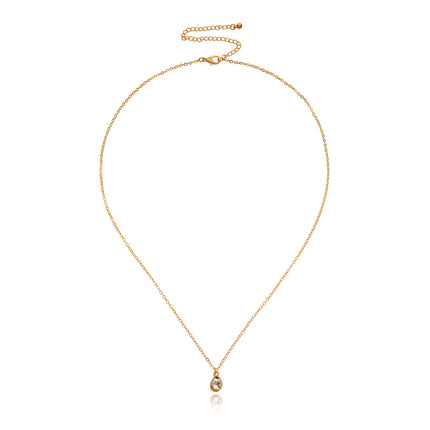 Solitaire Stone Pendant Necklace