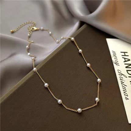 Elegant Bridal Pearls Jewelry Necklace
